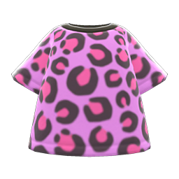 Leopard Tee Animal Crossing New Horizons | ACNH Items - Nookmall