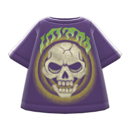 Skull Tee Animal Crossing New Horizons | ACNH Items - Nookmall