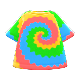 Tie-Dye Shirt Animal Crossing New Horizons | ACNH Items - Nookmall