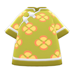 Silk Floral-Print Shirt Animal Crossing New Horizons | ACNH Items - Nookmall