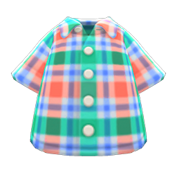 Madras Plaid Shirt Animal Crossing New Horizons | ACNH Items - Nookmall