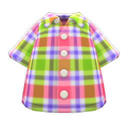 Madras Plaid Shirt Animal Crossing New Horizons | ACNH Items - Nookmall