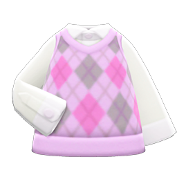 Argyle Vest Animal Crossing New Horizons | ACNH Items - Nookmall