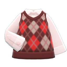 Argyle Vest Animal Crossing New Horizons | ACNH Items - Nookmall