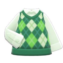 Argyle Vest Animal Crossing New Horizons | ACNH Items - Nookmall