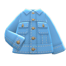 Denim Jacket Animal Crossing New Horizons | ACNH Items - Nookmall