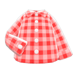 Gingham Picnic Shirt Animal Crossing New Horizons | ACNH Items - Nookmall