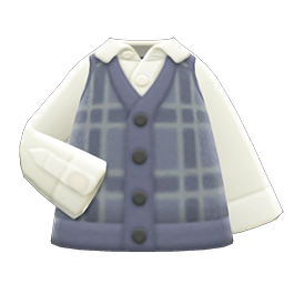 Checkered Sweater Vest Animal Crossing New Horizons | ACNH Items - Nookmall