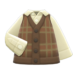 Checkered Sweater Vest Animal Crossing New Horizons | ACNH Items - Nookmall