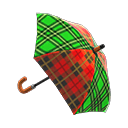 Tartan-Check Umbrella