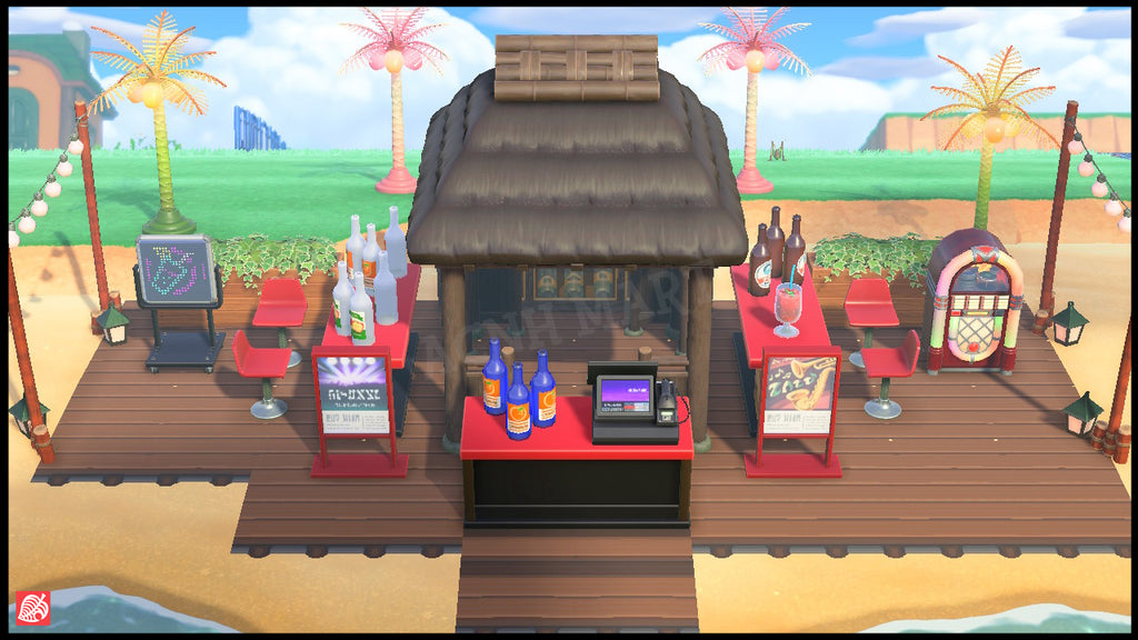 Beach Bar Buy Items Animal Crossing Store ACNH Nook Shop Nookmart