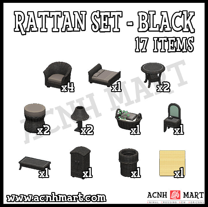 Colección de ratán